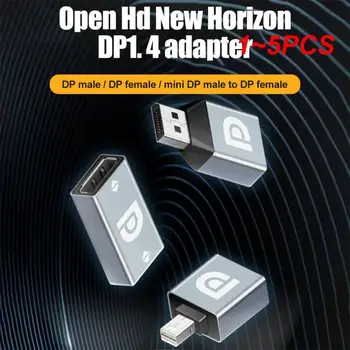 1 ~ 5ШТ Адаптер DP 1.4 съвместим с HDMI, мини-дисплейный порт, конвертор женски в мъжки 8K 60Hz за монитор преносим компютър
