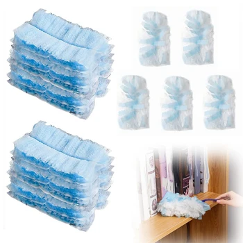 30 броя сменяеми хартиени кърпички, сменяеми, за еднократна употреба, кърпички, съвместими с Swiffer Duster, трайни