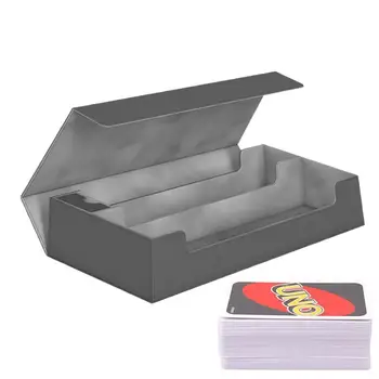 Органайзер за пазаруване карти Магнитни картонена кутия за съхранение на търговски карти са със стандартен размер Картонена спортна карта от изкуствена кожа