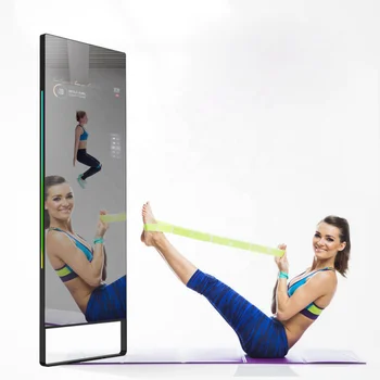подова поставка magic mirror рекламен екран интерактивна смарт-огледалото за фитнес